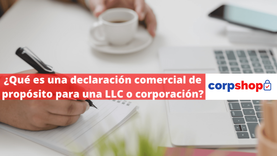 Que es una declaracion Corp